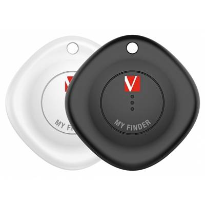 Verbatim (32131) MYF-02 My Finder Bluetooth Item Finder 2 Pack Black /White