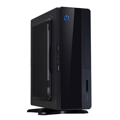 CIT MTX-007B Mini ITX Case 180W PSU Black Interior VESA Mountable